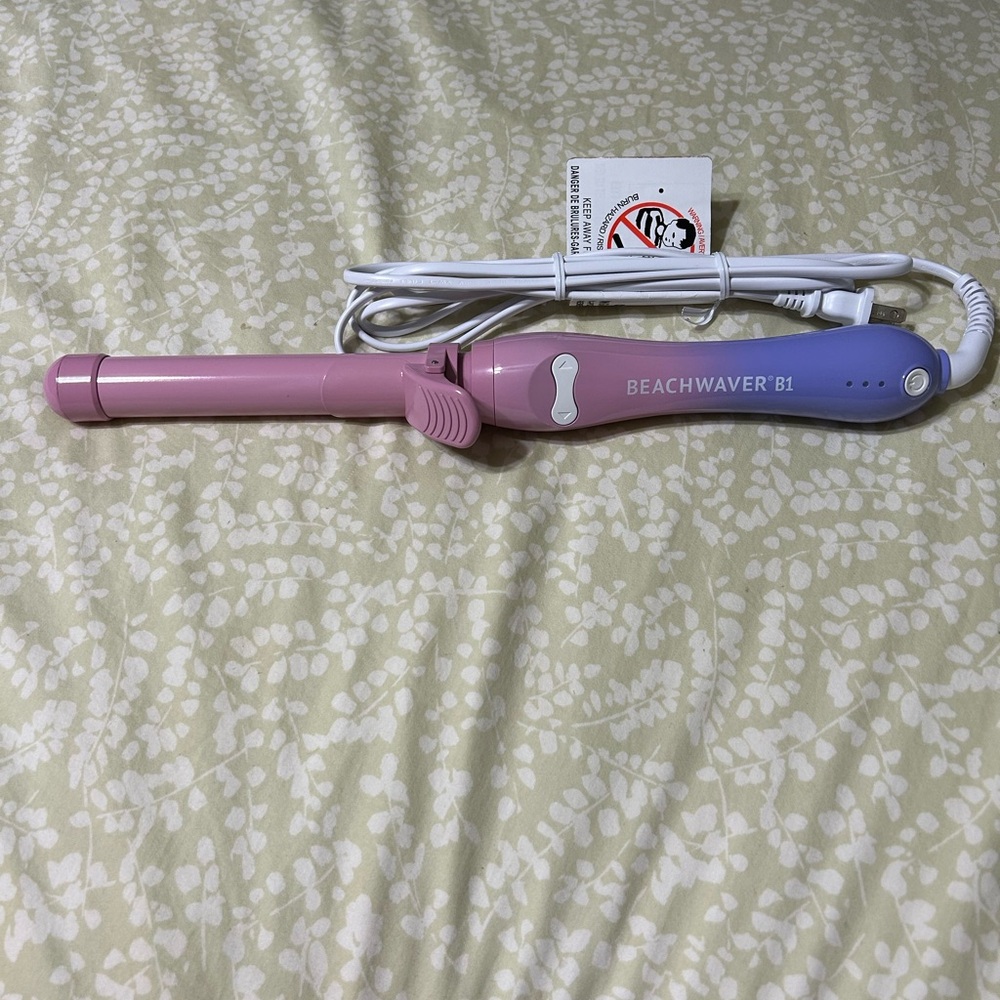 Beachwaver B1 rotating curling iron in Pink Sunset